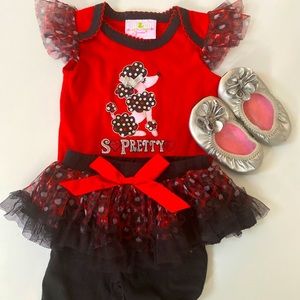 Duck Duck Goose matching set 0-3 months